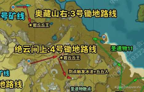 原神1.3高效锄地路线分享