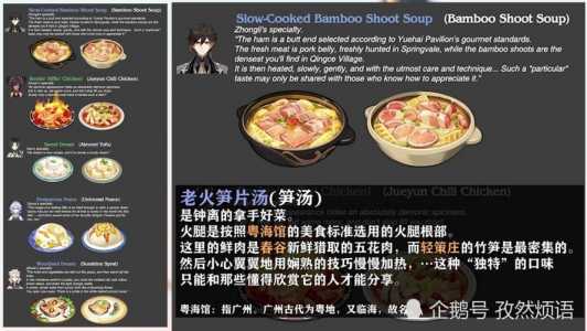 原神1.2新增雪山料理食物食谱介绍