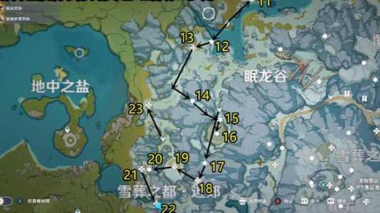 原神雪葬之都旧宫绯红玉髓收集攻略与位置指南